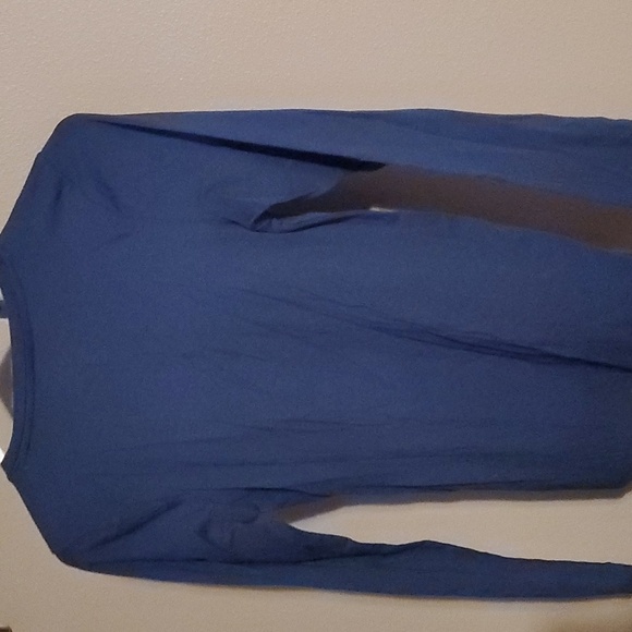 Lucky Brand blue long sleeve scoop neck shirt junior size small - Picture 3 of 3